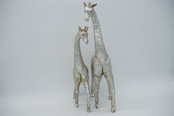 Nyut - Tweedelig Giraffenbeeld (Zilver)