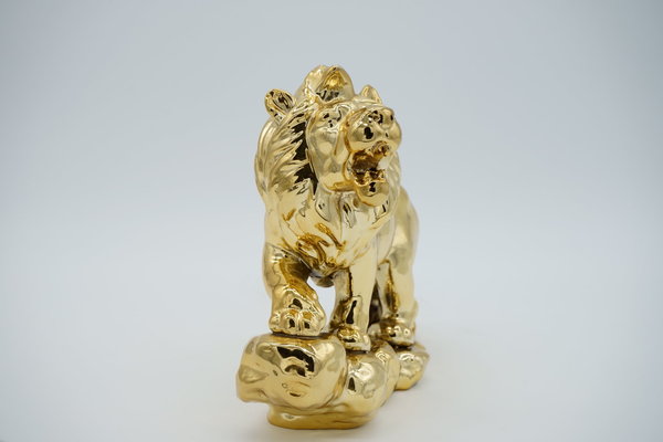 Qas - Standbeeld Leeuw (Goud)
